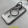 قاب گوشی iPhone 16 آیفون اورجینال Creative Case پشت مات مگ سیف دار Magsafe استندشو مشکی کد 1-15-100333