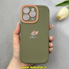 قاب گوشی iPhone 15 Pro Max آیفون سیلیکونی بالشتی محافظ لنزدار طرح موش جری کد 1-15-100262