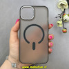 قاب گوشی iPhone 13 / iPhone 14 آیفون مات مگ سیف دار Magsafe Hard اورجینال یونیک کیس Unique Case Focus مشکی کد 1-15-100216