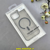قاب گوشی iPhone 13 / iPhone 14 آیفون مات مگ سیف دار Magsafe Hard اورجینال یونیک کیس Unique Case Focus مشکی کد 1-15-100216