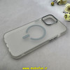 قاب گوشی iPhone 13 Pro Max آیفون مات مگ سیف دار Magsafe Hard اورجینال یونیک کیس Unique Case Focus خاکستری کد 1-15-100219