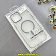 قاب گوشی iPhone 13 Pro Max آیفون مات مگ سیف دار Magsafe Hard اورجینال یونیک کیس Unique Case Focus خاکستری کد 1-15-100219