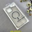 قاب گوشی iPhone 13 Pro Max آیفون مات مگ سیف دار Magsafe Hard اورجینال یونیک کیس Unique Case Focus مشکی کد 1-15-100220