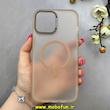 قاب گوشی iPhone 13 Pro Max آیفون مات مگ سیف دار Magsafe Hard اورجینال یونیک کیس Unique Case Focus نسکافه ای کد 1-15-100221