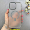 قاب گوشی iPhone 15 Pro Max آیفون مات مگ سیف دار Magsafe Hard اورجینال یونیک کیس Unique Case Focus خاکستری کد 1-15-100223