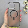 قاب گوشی iPhone 15 Pro Max آیفون مات مگ سیف دار Magsafe Hard اورجینال یونیک کیس Unique Case Focus مشکی کد 1-15-100224