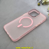 قاب گوشی iPhone 15 Pro Max آیفون مات مگ سیف دار Magsafe Hard اورجینال یونیک کیس Unique Case Focus صورتی کد 1-15-100228