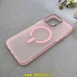 قاب گوشی iPhone 15 Pro Max آیفون مات مگ سیف دار Magsafe Hard اورجینال یونیک کیس Unique Case Focus صورتی کد 1-15-100228