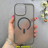 قاب گوشی iPhone 16 Pro Max آیفون مات مگ سیف دار Magsafe Hard اورجینال یونیک کیس Unique Case Focus مشکی کد 1-15-100230
