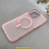 قاب گوشی iPhone 16 Pro Max آیفون مات مگ سیف دار Magsafe Hard اورجینال یونیک کیس Unique Case Focus صورتی کد 1-15-100232