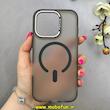 قاب گوشی iPhone 16 Pro آیفون مات مگ سیف دار Magsafe Hard اورجینال یونیک کیس Unique Case Focus مشکی کد 1-15-100236