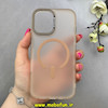قاب گوشی iPhone 16 آیفون مات مگ سیف دار Magsafe Hard اورجینال یونیک کیس Unique Case Focus نسکافه ای کد 1-15-100239