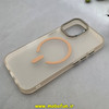 قاب گوشی iPhone 16 آیفون مات مگ سیف دار Magsafe Hard اورجینال یونیک کیس Unique Case Focus نسکافه ای کد 1-15-100239