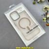 قاب گوشی iPhone 16 آیفون مات مگ سیف دار Magsafe Hard اورجینال یونیک کیس Unique Case Focus نسکافه ای کد 1-15-100239
