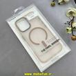 قاب گوشی iPhone 16 آیفون مات مگ سیف دار Magsafe Hard اورجینال یونیک کیس Unique Case Focus نسکافه ای کد 1-15-100239