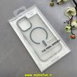 قاب گوشی iPhone 16 آیفون مات مگ سیف دار Magsafe Hard اورجینال یونیک کیس Unique Case Focus خاکستری کد 1-15- 100242