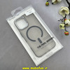 قاب گوشی iPhone 16 آیفون مات مگ سیف دار Magsafe Hard اورجینال یونیک کیس Unique Case Focus مشکی کد 1-15-100243