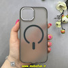 قاب گوشی iPhone 15 آیفون مات مگ سیف دار Magsafe Hard اورجینال یونیک کیس Unique Case Focus مشکی کد 1-15-100244