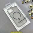 قاب گوشی iPhone 15 آیفون مات مگ سیف دار Magsafe Hard اورجینال یونیک کیس Unique Case Focus مشکی کد 1-15-100244