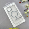قاب گوشی iPhone 15 آیفون مات مگ سیف دار Magsafe Hard اورجینال یونیک کیس Unique Case Focus خاکستری کد 1-15-100245