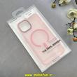 قاب گوشی iPhone 15 آیفون مات مگ سیف دار Magsafe Hard اورجینال یونیک کیس Unique Case Focus صورتی کد 1-15-100246