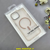 قاب گوشی iPhone 15 آیفون مات مگ سیف دار Magsafe Hard اورجینال یونیک کیس Unique Case Focus نسکافه ای کد 1-15-100248