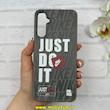 قاب گوشی Galaxy A05S سامسونگ Silicon Case سیلیکونی ژله ای لنز برجسته فانتزی طرح Just Do It کد 1-15-100815