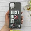 قاب گوشی Galaxy A12 / M12 سامسونگ Silicon Case سیلیکونی ژله ای لنز برجسته فانتزی طرح Just Do It کد 1-15-100860