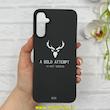 قاب گوشی Galaxy A14 سامسونگ Silicon Case سیلیکونی ژله ای لنز برجسته فانتزی طرح گوزنی DEER کد 1-15-100873