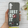 قاب گوشی Galaxy A14 سامسونگ Silicon Case سیلیکونی ژله ای لنز برجسته فانتزی طرح Just Do It کد 1-15-100875