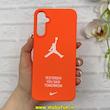 قاب گوشی Galaxy A14 سامسونگ Silicon Case سیلیکونی ژله ای لنز برجسته فانتزی طرح JORDAN کد 1-15-100882