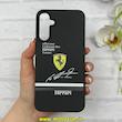 قاب گوشی Galaxy A15 سامسونگ Silicon Case سیلیکونی ژله ای لنز برجسته فانتزی طرح Ferrari کد 1-15-100904