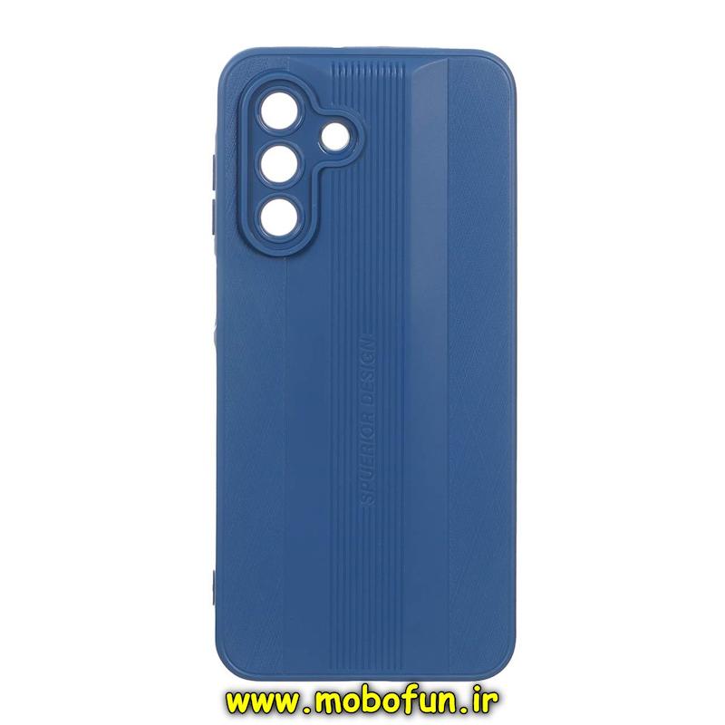 قاب گوشی Galaxy A17 سامسونگ Spuerior Design سیلیکونی ژله ای محافظ لنز دار سرمه ای کد E21-93534