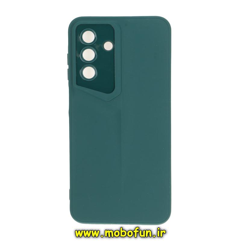قاب گوشی Galaxy A17 سامسونگ Porsche Design سیلیکونی ژله ای محافظ لنز دار سبز کد 93560
