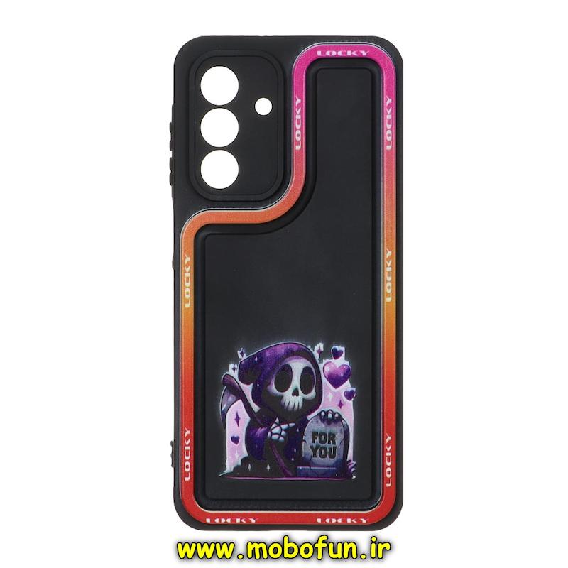 قاب گوشی Galaxy A17 / A26 سامسونگ طرح سیلیکونی Solid فانتزی طرح دار محافظ لنزدار مشکی کد 93611