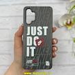 قاب گوشی Galaxy A32 4G سامسونگ Silicon Case سیلیکونی ژله ای لنز برجسته فانتزی طرح Just Do It کد 1-15-100961