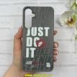 قاب گوشی Galaxy A35 سامسونگ Silicon Case سیلیکونی ژله ای لنز برجسته فانتزی طرح Just Do It کد 1-15-100969