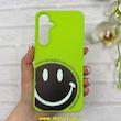قاب گوشی Galaxy A35 سامسونگ Silicon Case سیلیکونی ژله ای لنز برجسته فانتزی طرح Smile کد 1-15-100976