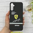 قاب گوشی Galaxy A35 سامسونگ Silicon Case سیلیکونی ژله ای لنز برجسته فانتزی طرح Ferrari کد 1-15-100979
