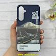 قاب گوشی Galaxy A35 سامسونگ Silicon Case سیلیکونی ژله ای لنز برجسته فانتزی طرح کوه و جاده کد 1-15-100983