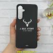 قاب گوشی Galaxy A35 سامسونگ Silicon Case سیلیکونی ژله ای لنز برجسته فانتزی طرح گوزنی DEER کد 1-15-100984
