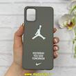 قاب گوشی Galaxy A51 سامسونگ Silicon Case سیلیکونی ژله ای لنز برجسته فانتزی طرح JORDAN کد 1-15-100997