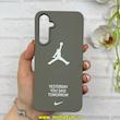 قاب گوشی Galaxy A54 سامسونگ Silicon Case سیلیکونی ژله ای لنز برجسته فانتزی طرح JORDAN کد 1-15-101026