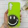 قاب گوشی Galaxy A54 سامسونگ Silicon Case سیلیکونی ژله ای لنز برجسته فانتزی طرح Smile کد 1-15-101027