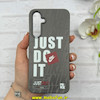 قاب گوشی Galaxy A54 سامسونگ Silicon Case سیلیکونی ژله ای لنز برجسته فانتزی طرح Just Do It کد 1-15-101030