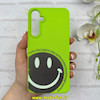 قاب گوشی Galaxy A55 سامسونگ Silicon Case سیلیکونی ژله ای لنز برجسته فانتزی طرح Smile کد 1-15-101046