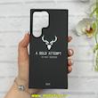 قاب گوشی Galaxy S23 Ultra سامسونگ Silicon Case سیلیکونی ژله ای لنز برجسته فانتزی طرح گوزنی DEER کد 1-15-101080