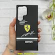 قاب گوشی Galaxy S23 Ultra سامسونگ Silicon Case سیلیکونی ژله ای لنز برجسته فانتزی طرح Ferrari کد 1-15-101083