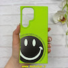 قاب گوشی Galaxy S24 Ultra سامسونگ Silicon Case سیلیکونی ژله ای لنز برجسته فانتزی طرح Smile کد 1-15-101088