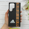قاب گوشی Galaxy S24 Ultra سامسونگ Silicon Case سیلیکونی ژله ای لنز برجسته فانتزی طرح adidas کد 1-15-101095